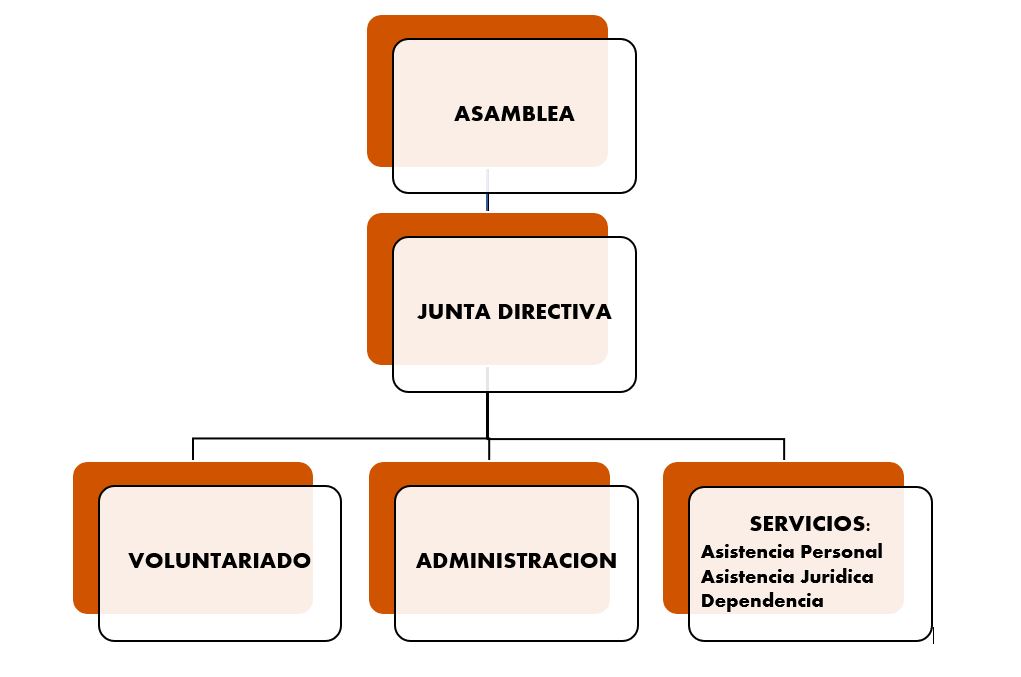 diagrama con el equipo de trabajo